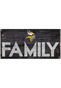 Minnesota Vikings Family 6x12 Sign
