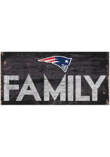 New England Patriots Family 6x12 Sign