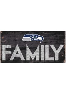 Seattle Seahawks Family 6x12 Sign