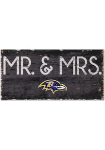 Baltimore Ravens Mr and Mrs Sign