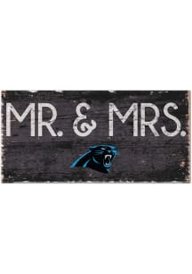 Carolina Panthers Mr and Mrs Sign