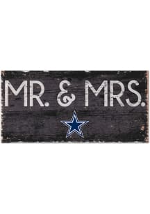 Dallas Cowboys Mr and Mrs Sign