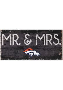 Denver Broncos Mr and Mrs Sign