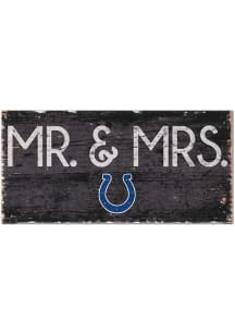 Indianapolis Colts Mr and Mrs Sign