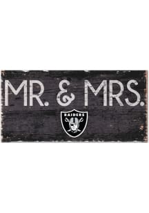 Las Vegas Raiders Mr and Mrs Sign