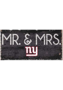 New York Giants Mr and Mrs Sign