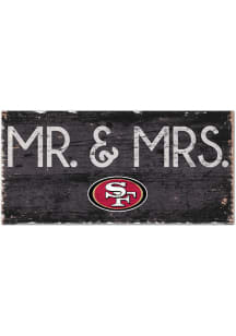 San Francisco 49ers Mr and Mrs Sign