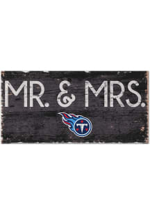 Tennessee Titans Mr and Mrs Sign