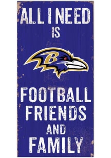 Baltimore Ravens Football Friends and Family Sign