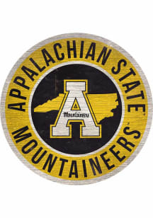 Appalachian State Mountaineers 12 in Circle State Sign