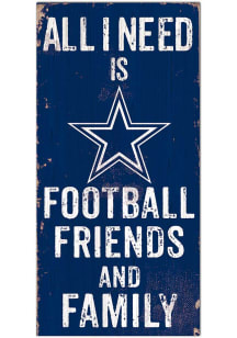 Dallas Cowboys Football Friends and Family Sign