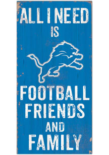 Detroit Lions Football Friends and Family Sign