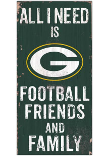Green Bay Packers Football Friends and Family Sign