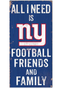 New York Giants Football Friends and Family Sign