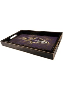 Baltimore Ravens Distressed Tray Serving Tray