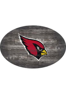 Arizona Cardinals 46in Distressed Wood Oval Sign