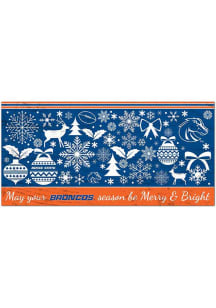 Boise State Broncos Merry and Bright Sign