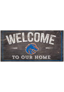 Boise State Broncos Welcome Distressed Sign