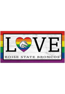 Boise State Broncos LGBTQ Love Sign