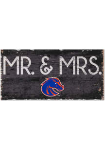 Boise State Broncos Mr and Mrs Sign