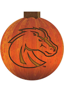 Boise State Broncos Halloween Pumpkin Sign