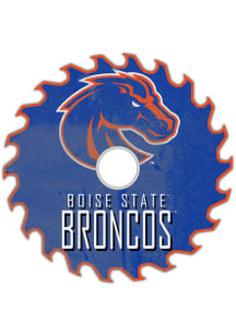Boise State Broncos Rust Circular Saw Sign