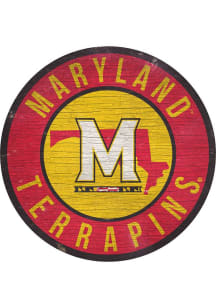 Maryland Terrapins 12 in Circle State Sign