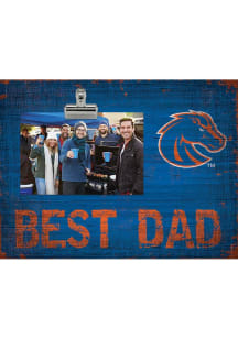 Boise State Broncos Best Dad Clip Picture Frame