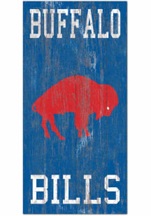 Buffalo Bills Heritage Logo 6x12 Sign