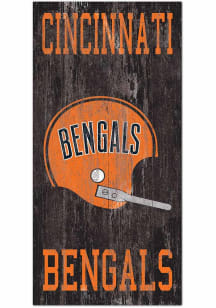 Cincinnati Bengals Heritage Logo 6x12 Sign