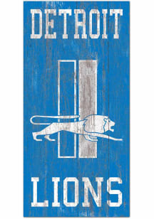 Detroit Lions Heritage Logo 6x12 Sign