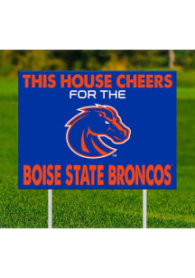 Boise State Broncos This House Cheers For Yard Sign