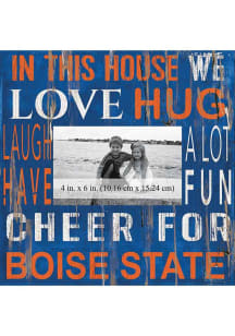 Boise State Broncos In This House 10x10 Picture Frame