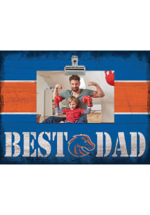 Boise State Broncos Best Dad Clip Picture Frame