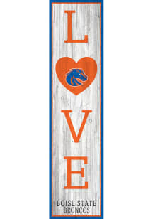 Boise State Broncos 24 Inch Love Leaner Sign
