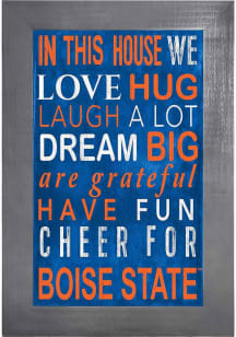 Boise State Broncos In This House Picture Frame