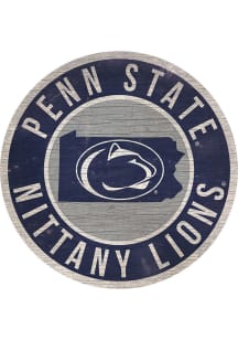 Penn State Nittany Lions 12 in Circle State Sign