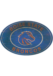 Boise State Broncos 46 Inch Heritage Oval Sign
