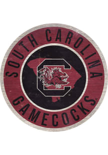 South Carolina Gamecocks 12 in Circle State Sign