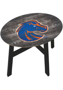 Boise State Broncos Logo Heritage Side Blue End Table