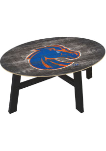 Boise State Broncos Distressed Wood Blue Coffee Table