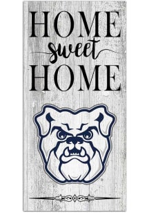 Butler Bulldogs Home Sweet Home Whitewashed Sign