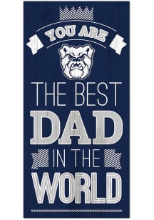 Butler Bulldogs Best Dad in the World Sign
