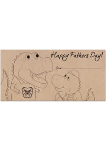 Butler Bulldogs Fathers Day Coloring Sign