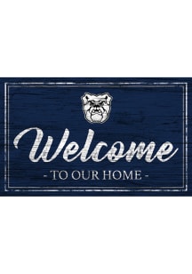 Butler Bulldogs Welcome to our Home 6x12 Sign