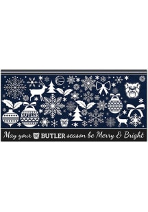 Butler Bulldogs Merry and Bright Sign