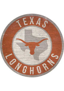 Texas Longhorns 12 in Circle State Sign