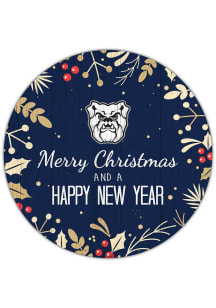 Butler Bulldogs Merry Christmas and New Year Circle Sign