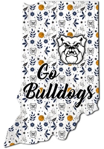 Butler Bulldogs Floral State Sign