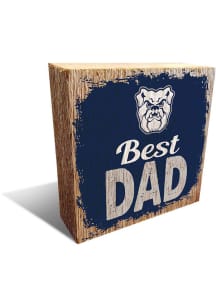 Butler Bulldogs Best Dad Block Sign